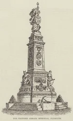 Das vorgeschlagene Armada-Denkmal, Plymouth